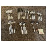 COMMUNITY PLATE SILVER-PLATED FLATWARE SERVICE,