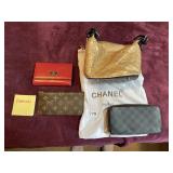 ASSORTED REPLICA HANDBAGS AND WALLETS (3),