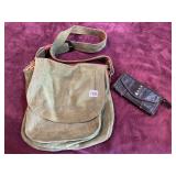 LUCKY BRAND VTG INSPIRED SHOULDER BAG, GREEN