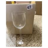 CRYSTAL WINE GLASSES, 24% FULL LEAD CRYSTAL, MADE