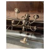 BRASS CHANDELIER, (5) ARMS, DISASSEMBLED,