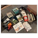 ASSORTED HARDCOVER AND SOFTCOVER BOOKS,