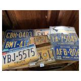 PENNSYLVANIA LICENSE PLATES, ASSORTED YEARS AND