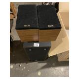 KLH SPEAKER SYSTEM, INCLUDES (2) BOOKSHELF