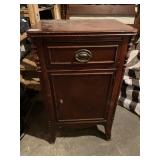 J.P. VANDIVER & CO. WOOD NIGHTSTAND, SINGLE