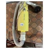 HOOVER HANDIVAC, YELLOW PLASTIC HOUSING, HOSE AND