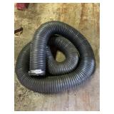 FLEXIBLE BLACK CORRUGATED DUST COLLECTION HOSE W/