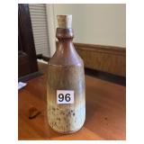 TARLETON STUDIO POTTERY BOTTLE W/ CORK.