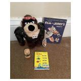 TASMANIAN DEVIL PLUSH W/ LEATHER JACKET, LITTLE
