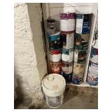 ASSORTED BEHR, VALSPAR, OLYMPIC, GLIDDEN PAINTS,