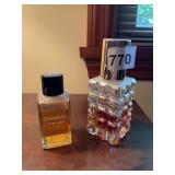CHANEL FOR MEN AFTER SHAVE, 2 FL OZ, PARTIAL, AND