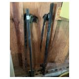 ROOF RACK CROSS BARS (2), ADJUSTABLE STRAPS,
