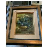 VTG IMPASTO FLORAL STILL LIFE PAINTING, SIGNED,