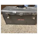 CRAFTSMAN METAL TOOLBOX W/ REMOVABLE TRAY.