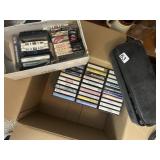ASSORTED MUSIC CASSETTE TAPES, INCLUDES CASE