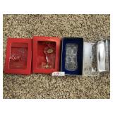 MIKASA CRYSTAL VOLKSWAGEN BEETLE ORNAMENT, GORHAM
