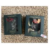 MARQUIS BY WATERFORD CRYSTAL CAROLER ORNAMENTS,
