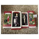 HALLMARK KEEPSAKE ORNAMENTS, BARBIE COLLECTOR