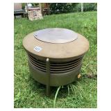 VTG ELECTRIC HEATER, ROUND METAL HOUSING,