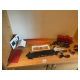 LIONEL LINES 6047 CABOOSE, ASSORTED TRAIN TRACKS,