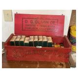 O.G. OLSON CO. BUNGALOW BRAND WOODEN CRATE,