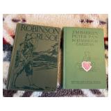ROBINSON CRUSOE AND PETER PAN BOOKS