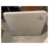 SAMSONITE FOLDING TABLE, PLASTIC TOP, METAL
