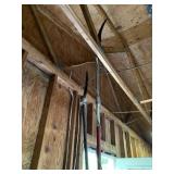 TELESCOPING POLE SAWS (2), METAL CONSTRUCTION,