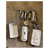 VTG MEDICAL INSTRUMENTS, ENAMEL TRAYS W/ LIDS,