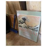 HOKUSAI THE GREAT WAVE PRINT, FRAMED, QUOTE BY