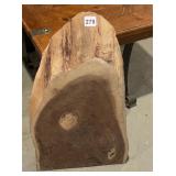 NATURAL WOOD SLAB, LIVE EDGE, ROUGH CUT.