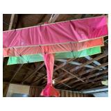 LARGE MULTICOLORED KITE, NYLON CONSTRUCTION,