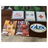 O MAGAZINE (2), OBX OUTER BANX NC LICENSE PLATE,