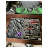 ASSORTED HAND TOOLS IN PLASTIC CARRYING CASE,