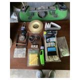ASSORTED HARDWARE, DOCK LINE, PLASTIC GARDEN