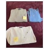 POLO BY RALPH LAUREN SWEATERS (3), INCLUDES PIMA