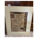 THE OATH OF HIPPOCRATES PRINT, DECORATIVE