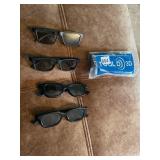 VIZIO 3D GLASSES (6), REALD 3D GLASSES (1),