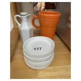 HLC USA FIESTA ORANGE MUG, LINK CHARTER INT