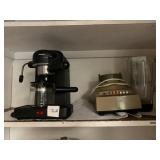 KRUPS ESPRESSO MACHINE AND BLENDER