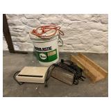 CRAFTSMAN ELECTRIC SANDER, WOOD MITER BOX,