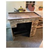 VTG INDUSTRIAL WORKBENCH, WOOD TOP, MULTI-DRAWER
