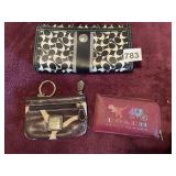 COACH SIGNATURE WALLET, DOONEY & BOURKE COIN