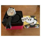 MICKEY MOUSE OPEN MOVEMENT BACK WATCH