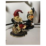 CAST IRON "PUNCH & JUDY DOOR STOPS