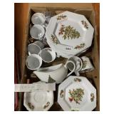 FAIRFIELD FINE CHINA CHRISTMAS TREE PATTERN