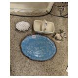 TEMP-TATIONS FLORAL LACE PLATTER, ELIZABETH ARDEN
