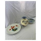 CHURCHILL STUDIO COLLECTION HOSTA PLATE, DELFT