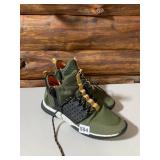 ALDO OLIVE GREEN MESH AND SYNTHETIC HIGH-TOP
