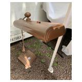 FLEXO VTG METAL DESK LAMP, BROWN FINISH,